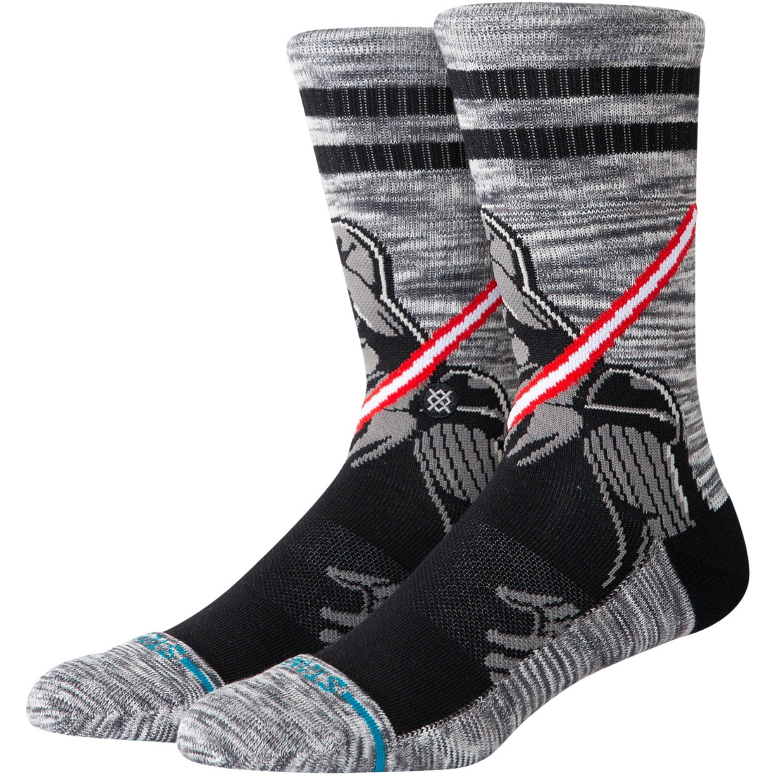 2026 Stance Unisex Darth Crew Socks A556A25DAR - Black